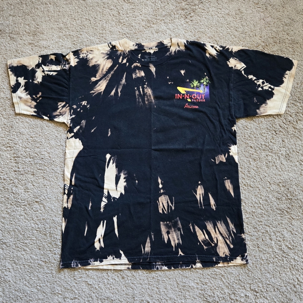 2010 Arizona In N Out Custom Tie Dye Shirt